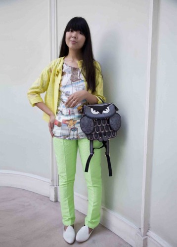 David Longshaw - from LFW daily - susie style bubble in DL lfw ss13